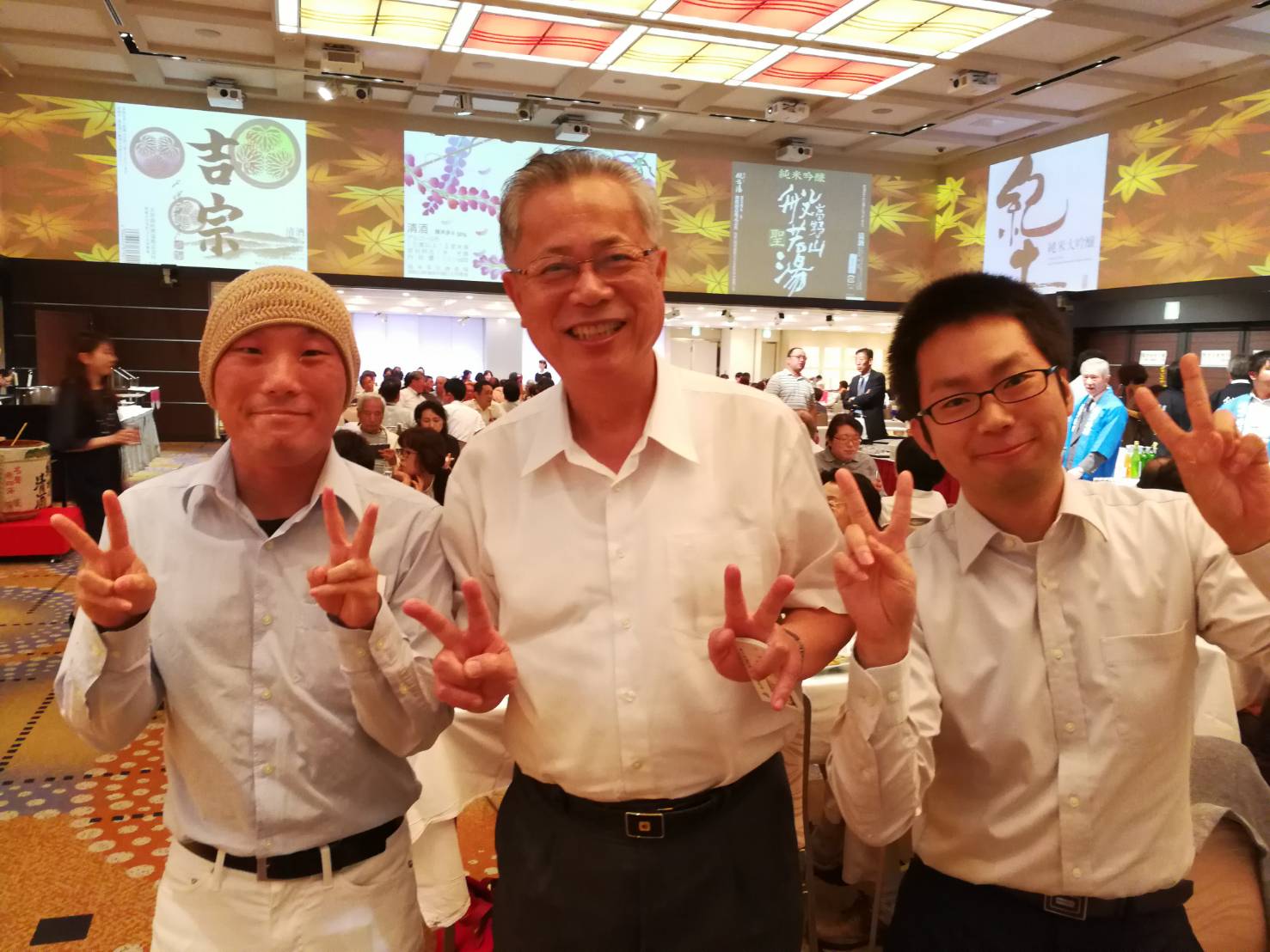 海南市長さんと記念撮影