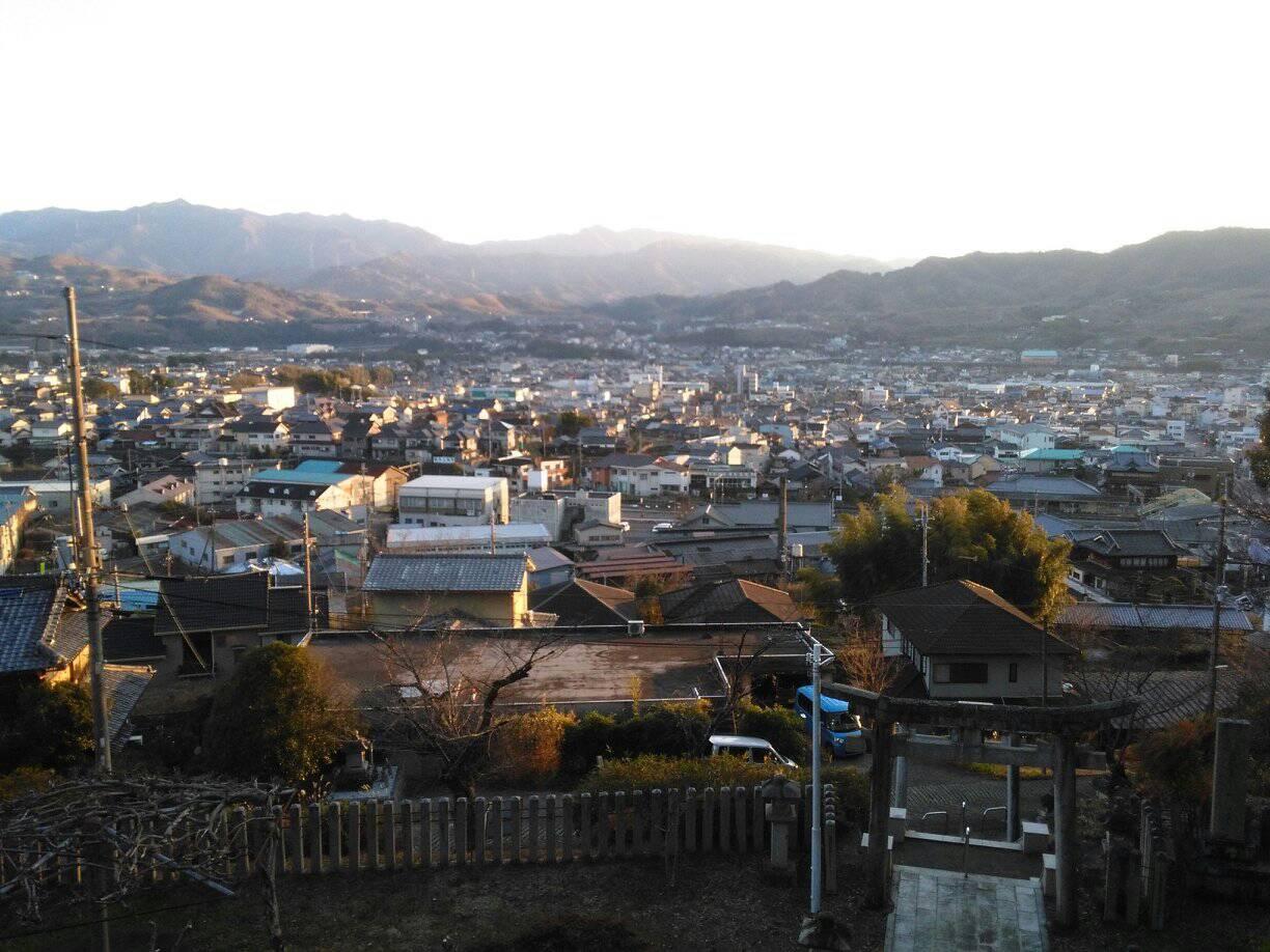 庚申山からの眺め