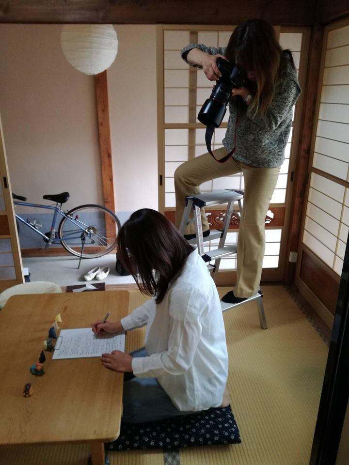 問診票に記入の写真