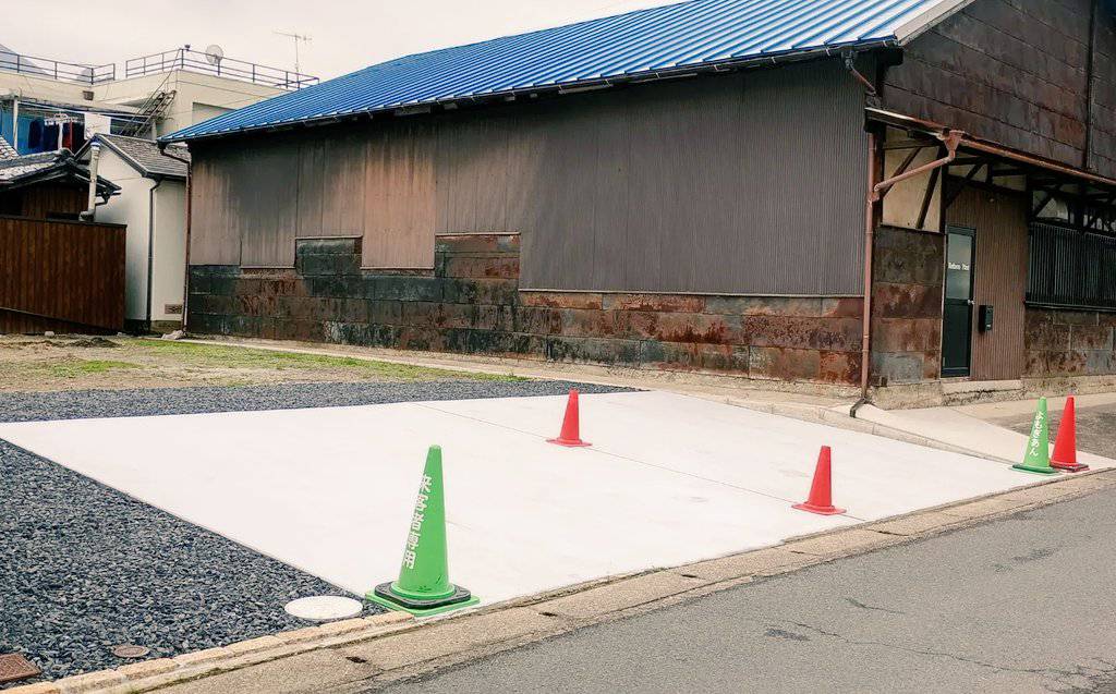 鍼灸治療所蓬庵の駐車場 はりきゅう せいたい